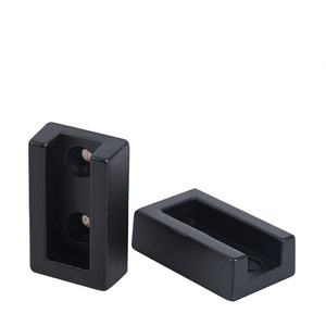 Square Tube Aluminum Alloy Flange Base Modern Wall Mount Non-Detachable Garment Hanger Holder - Product Image 4