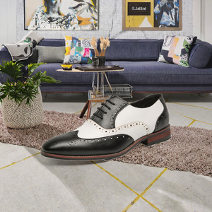 Zapatos de Negocios para Hombre, Diseño Italiano 2025, con Cordones, Parte Superior de PU, Transpirables, Ligeros, Mocasines de Oficina, Oxford, Planos de Primavera - Product Image 3