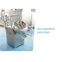 Machine de recouvrement multifonctionnelle pour snacks, prix usine, grande capacité 5-12 kg/lot, pour cacahuètes, sucre, noix et chocolat
