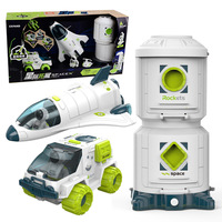 Jouets éducatifs de bricolage assemblés modèles d'aviation cabines de navette spatiale fusée station spatiale jouet scientifique et éducatif