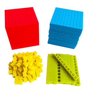 Juguetes de rompecabezas Montessori temprano Cubo matemático <span class=keywords><strong>3D</strong></span> Descomposición decimal Juguetes matemáticos para niños - Product Image 3