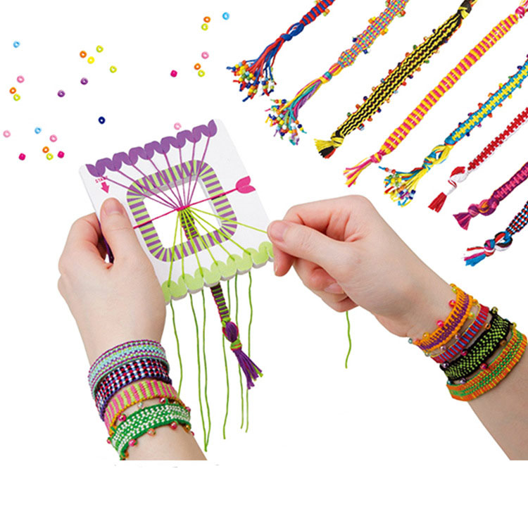 Индивидуальный цвет, развивающая игрушка, креативный подарок для детей, игра «сделай сам», Набор браслетов, инструменты, браслет