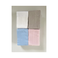 Toalla de gasa transpirable, muselina, se puede personalizar, venta al por mayor, 60cm x 60cm