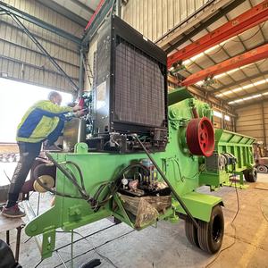 Broyeur de branches d'arbres forestiers, broyeur de bois à tambour, broyeur hydraulique industriel horizontal, capacité de 10 t/h, 19-20 mm - Product Image 4