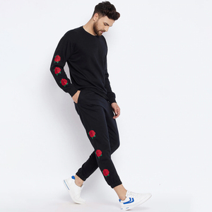 Conjunto Deportivo Informal para Hombre, Sudadera de Cuello Redondo y Pantalones Jogger Personalizados, Venta al Por Mayor, Ropa Deportiva para Fitness, Running y Entrenamiento - Product Image 1