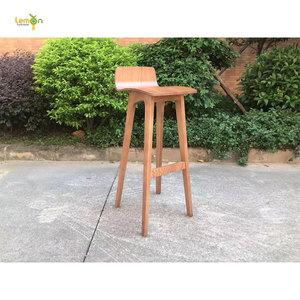 Taburete <span class=keywords><strong>de</strong></span> bar alto Simple <span class=keywords><strong>de</strong></span> madera sólida - Product Image 6