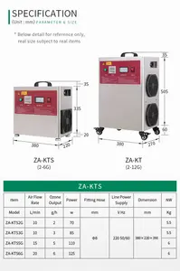 Multipurpose Ozone Generator For Air Purifier Drinking Water Ozonator Wastewater Ozone Treatment
