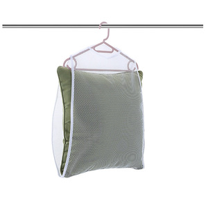 Pillow Drying Net <b>Rectangular</b> Polyester Windproof Hanging For Outdoor Pillows <b>Cushions</b> Blue Pink White Edging - Product Image 5