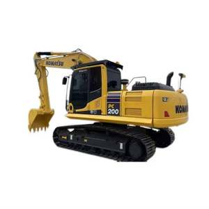 Excavatrice sur chenilles Komatsu PC200 d'origine japonaise, équipement de construction, machine de terrassement PC200 en bon état - Product Image 1