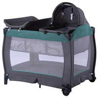 Parc de jeu pour bébé de luxe européen, lit de voyage pliant, berceau, parc d'éveil, centre de puériculture, lit de transport 2-en-1, berceau de couchage, pour chambre et extérieur