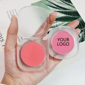 Pink Petal Powder Waterproof Lasting Face Rouge Natural Peach Highlighter Blush