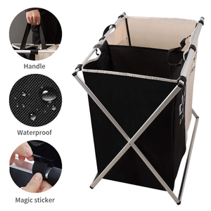 Thickened <b>Large</b> Capacity Laundry <b>Basket</b> Foldable Storage Simple Storage Bag Lightweight Fabric Laundry Bag - Product Image 2