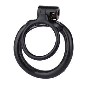 กรงครอบอวัยวะเพศชาย FRRK-215A ทำจากเรซิ่น ลายเปลวไฟ เซ็กซี่สำหรับผู้ชาย ของเล่นพลาสติกน้ำหนักเบา BDSM ของเล่นผู้ใหญ่ ขายส่งร้านเซ็กส์ช็อป - Product Image 1