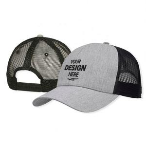 Gorras de béisbol delanteras de espuma, gorra de camionero de moda plana, gorra de malla con estampado de hojaldre para viajes en ciclismo al aire libre - Product Image 1