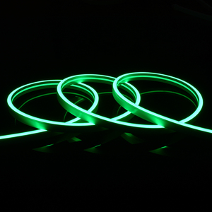 Tùy Chỉnh <span class=keywords><strong>LED</strong></span> Ánh Sáng Neon Dấu Hiệu 6*12Mm Không Thấm Nước Silicone Ống 5M 12V 24V 2835LED Màu Xanh Lá Cây Neon <span class=keywords><strong>Flex</strong></span> Chiếu Sáng - Product Image 1