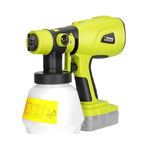 <strong>Cordless</strong> Spraying <strong>Tools</strong> for <strong>Ryobi</strong> ONE 18V Li-ion Battery HVLP Brushless Motor Copper Nozzle 200W <strong>Cordless</strong> Paint Sprayer - Product Image 1