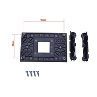 Support universel de radiateur de CPU de bureau AM4, support de ventilateur de refroidissement, Base de support de dissipateur de chaleur pour carte mère amd-socket AM4