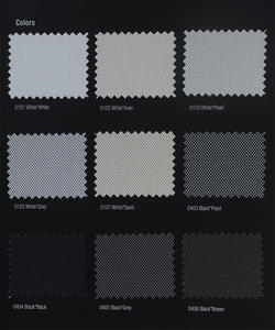 Campione di tessuto per tende a rullo Hande, fornitura diretta dalla fabbrica, tessuto parasole a trama a cesto con 3% di apertura per ombreggiatura - Product Image 5