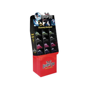 Soporte de exhibición de piso de papel de cartón plegable personalizable para promoción de tienda y exhibiciones de cartón en estante - Product Image 4