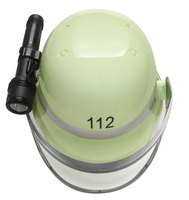 Chapeau pour les pompier, casque pour pompier avec lampe LED, montage sur casque pour les pompier