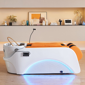 Cama de Masaje Eléctrica Japonesa con Lavacabezas y Silla de Lavado para Salón, con Función de Masaje de Cabeza para Tailandia - Product Image 3