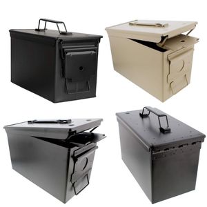 M2a1 M2a2 pa108 có thể khóa màu đen màu xanh lá cây Logo tùy chỉnh chống cháy đạn công cụ lưu trữ hộp pin đạn có thể kim loại đạn có thể 50 Cal - Product Image 1