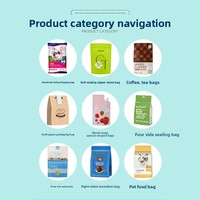 Sacs à café de qualité alimentaire, emballages pour snacks, sachets pour biscuits/bonbons, personnalisables, épaissis, vente en gros directe usine de Shenzhen