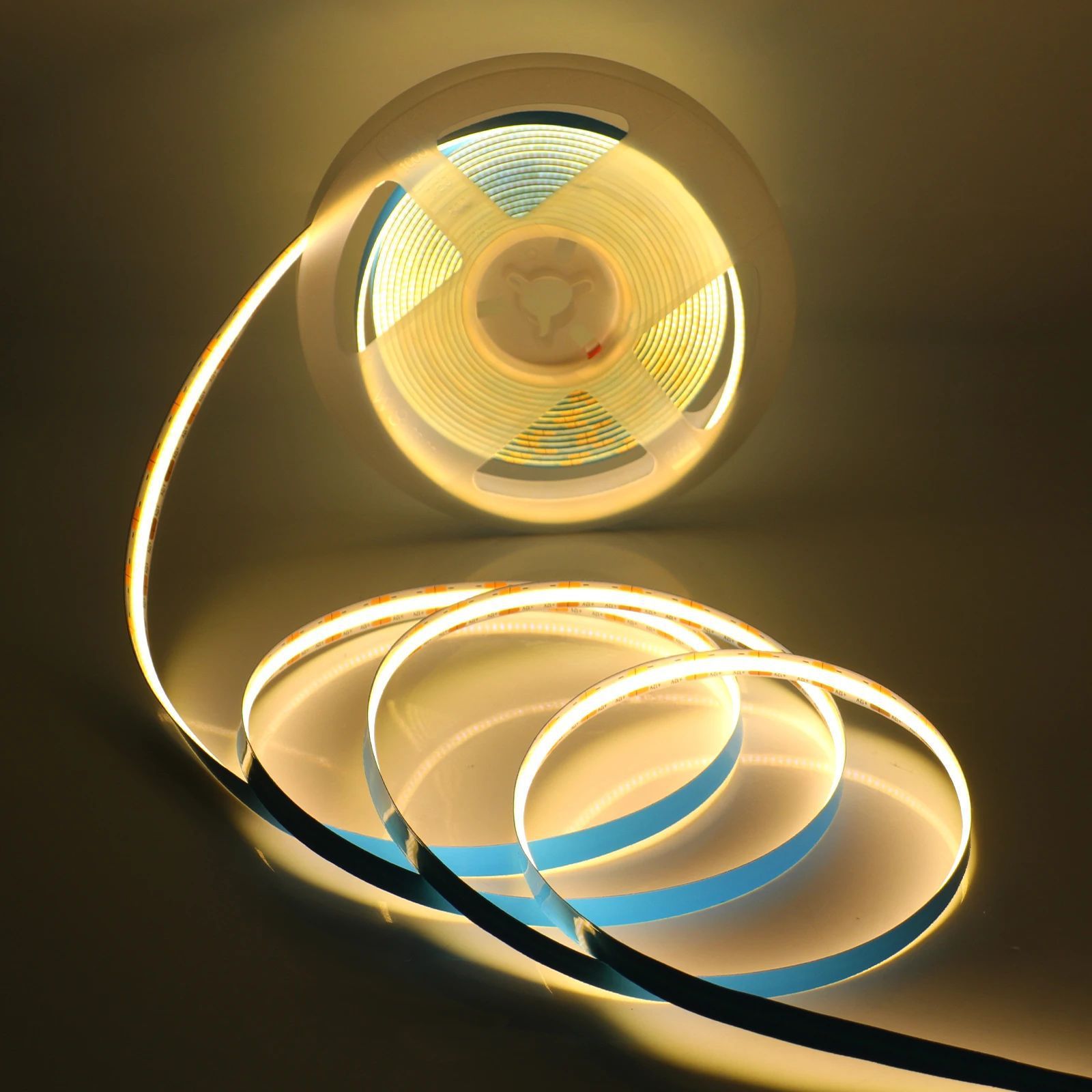 High Brightness COB Led Strip CRI RA 95 3mm 5mm 8mm 5V 12V 24V FCOB Waterproof COB Led Strip Light for Cabinet Living Room