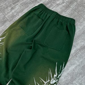 Ropa de calle personalizada, pantalones acampanados informales, pantalones de chándal holgados con lavado ácido para hombre - Product Image 3