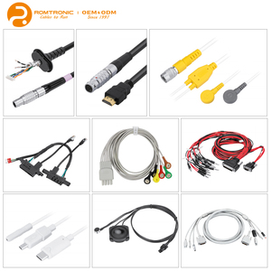 Câbles médicaux de haute qualité, série biocompatible, anti-interférences, pour moniteurs de patients, appareils d'échographie, pompes à perfusion - Product Image 1