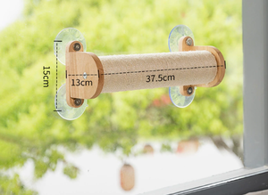 Juguete para gatos <span class=keywords><strong>DIY</strong></span> con ventosas fuertes, hamaca, estante de madera, perchero, cama para gatos en ventana, muebles - Product Image 3