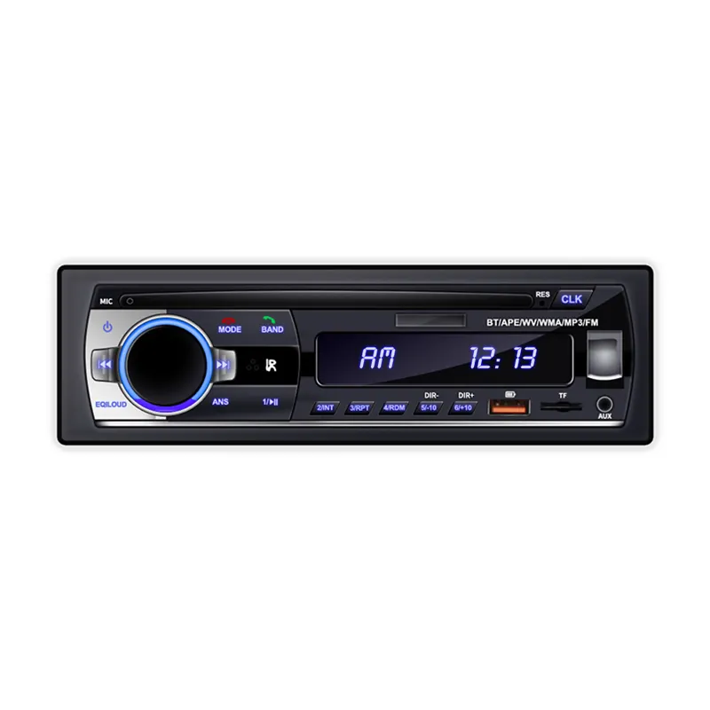 Reproductor de Radio Digital para coche, entrada AUX MP3 con dispositivo de reproducción, FM, 60Wx4