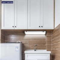 Lumière linéaire LED connectable avec capteur de gradation, éclairage LED pour armoire de cuisine sous le meuble