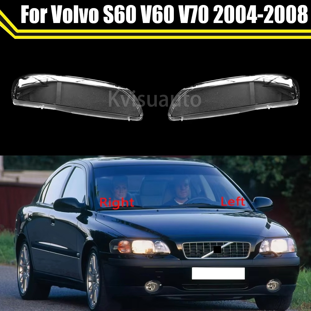 volvo v70 headlight glass