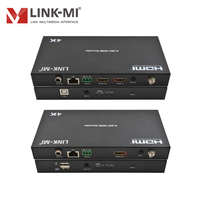 4K60Hz AV Over IP HDMI KVM Extender 120m with IR RS232 Loop Out Support Video Wall Multi Viewer Matrix Function POE