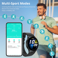 Montre connectée étanche IP68 du Japon avec système d'exploitation mobile, bracelet de suivi d'activité, emplacement SIM, rappel de sommeil et d'appel, en nylon