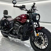 Yiqi Hongfei Hu 350 350cc Moteur V-twin refroidi par huile Fabriqué en 2023 5 000 kilomètres parcourus Vitesse maximale >80 km/h Motocyclettes d'occasion