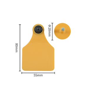 Neue Maßgefertigte Manipulationssichere Lasergravierte Bedruckte TPU Mehrfarbige Ohrmarken für Rinder und Schafe CASHT Marken-Identifikationsmarken 1 Jahr - Product Image 4