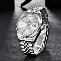 Montre mécanique pour homme PAGANI DESIGN PD-1645, montre automatique de luxe, bracelet Jubilee, mouvement étanche 100 m, montre sport