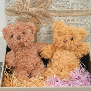 Oso de peluche de <span class=keywords><strong>Barcelona</strong></span> para comercio transfronterizo, colgante, llavero, joyería, relleno de algodón PP, empaque en bolsa de malla, linda muñeca de tela - Product Image 1