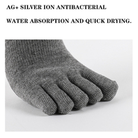 Chaussettes de yoga antidérapantes à cinq orteils pour femmes Pilates Floor Pile