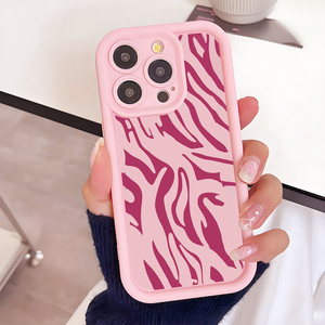 Cover per Telefono Cellulare in TPU Antiurto con Stampa a Righe <span class=keywords><strong>Rosa</strong></span> e Rose, Stile Lente a Scala per Samsung Galaxy A07 A17 A56 S26 Ultra - Product Image 5