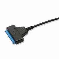 Cable USB 3,0 a SATA de 22 pines para disco duro externo de 2,5 "SSD HDD adaptador de disco accesorios electrónicos PC