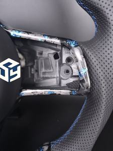 Volante Deportivo de Fibra de Carbono Real con LED para VW Taos GT GTI R <span class=keywords><strong>Line</strong></span>, Modificación Personalizada, Estilo Nuevo - Product Image 4