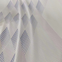 Tissu jacquard en polyester filé de qualité garantie pour matelas
