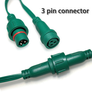 SHIJI C7 C9 Stringa di Luci LED RGB Digitali a Forma di Proiettile, Luci Decorative Natalizie DC5V 12V IP68 in PVC, <span class=keywords><strong>Illuminazione</strong></span> Permanente - Product Image 3