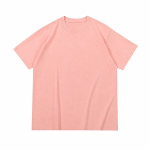 Custom 260G Heavyweight 100% Cotton T Shirt OEM ODM Oversized Unisex Crew Neck Blank Short Sleeve <b>Tee</b> with Logo - Product Image 1