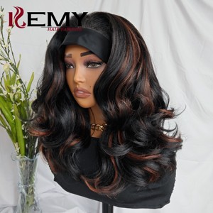 Parrucche sintetiche con fascia per capelli Latisha, texture Yaki completa, fibra resistente al calore, realizzate a macchina, parrucche sintetiche convenienti per donne di colore - Product Image 4
