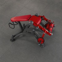Machine à flexions de jambes indépendante, Appareil commercial de musculation assis pour les jambes, Mouvement séparé pour l'entraînement isolé des ischio-jambiers