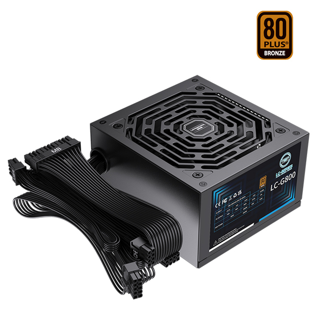 Lovingcool APFC PSU Power Supply for Pc Gaming Desktop ATX 850W POWER PC GPU/CPU/HDD Computer Case Power Supplies